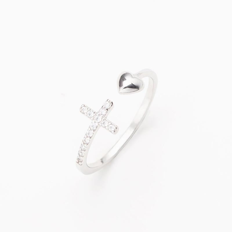 BowLift | Love S925 Sterling Silver Cross Ring
