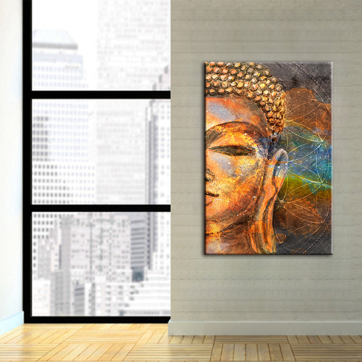 Buddha's Peace - Canvas Wall Art Painting | Bowlift