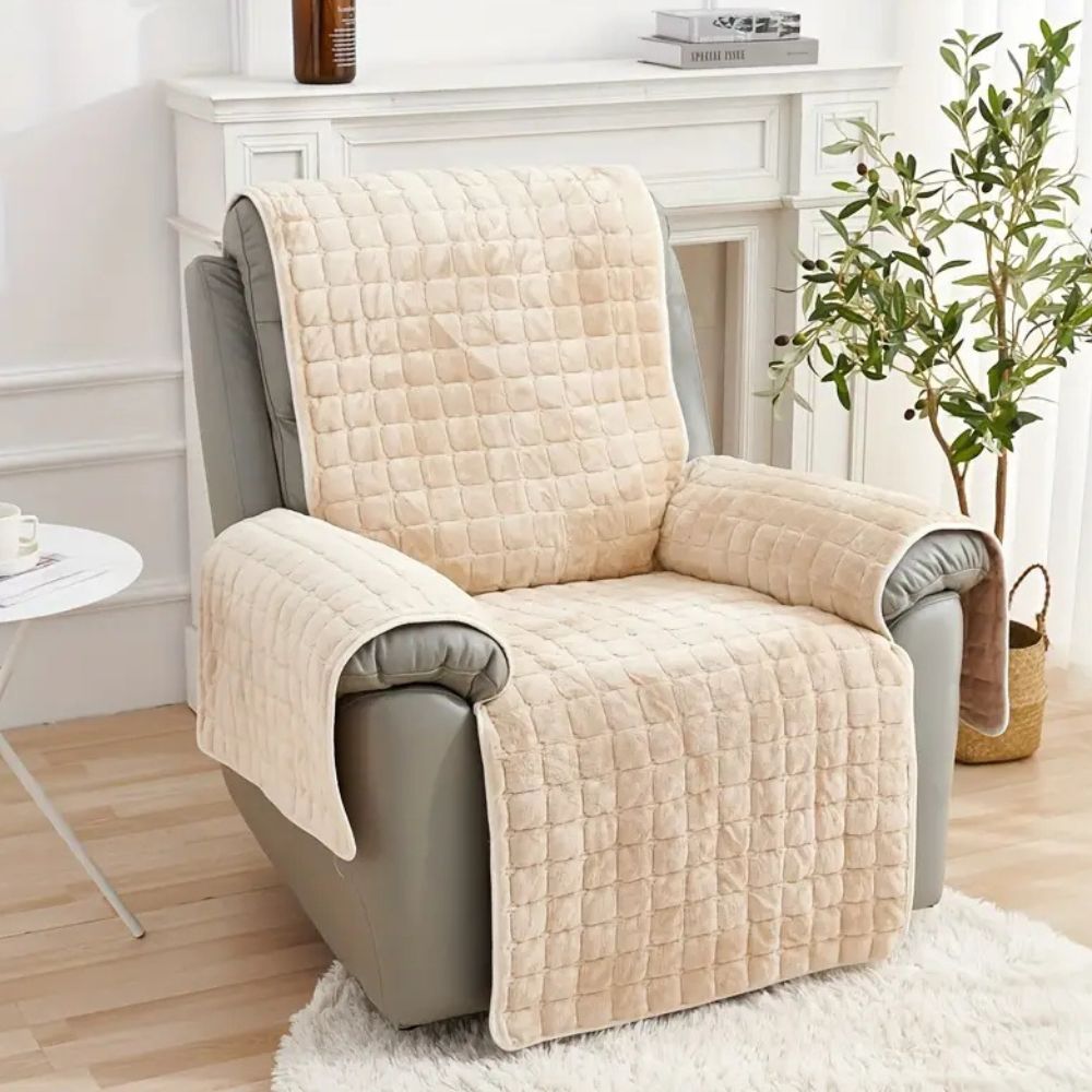 BowLift | Velvet Grid Recliner Cover