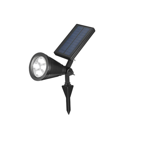 SolarBeam Outdoor Solar Spotlight with Stake for Landscaping Bowlift
