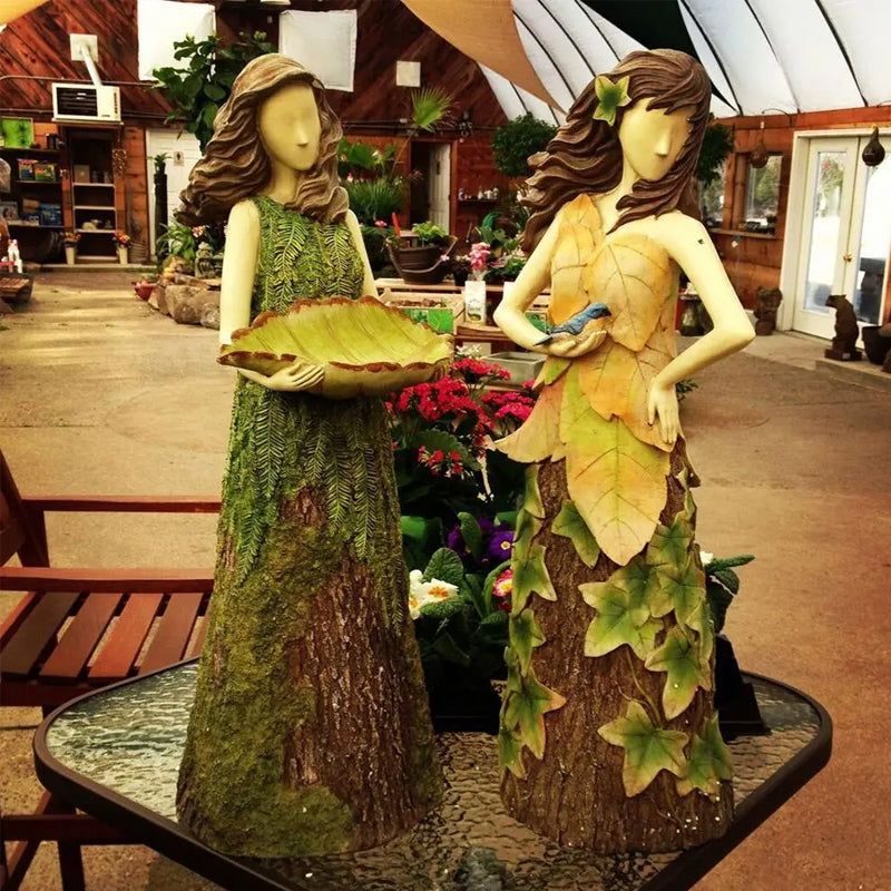 Forest Girl Bird Feeder | Bowlift