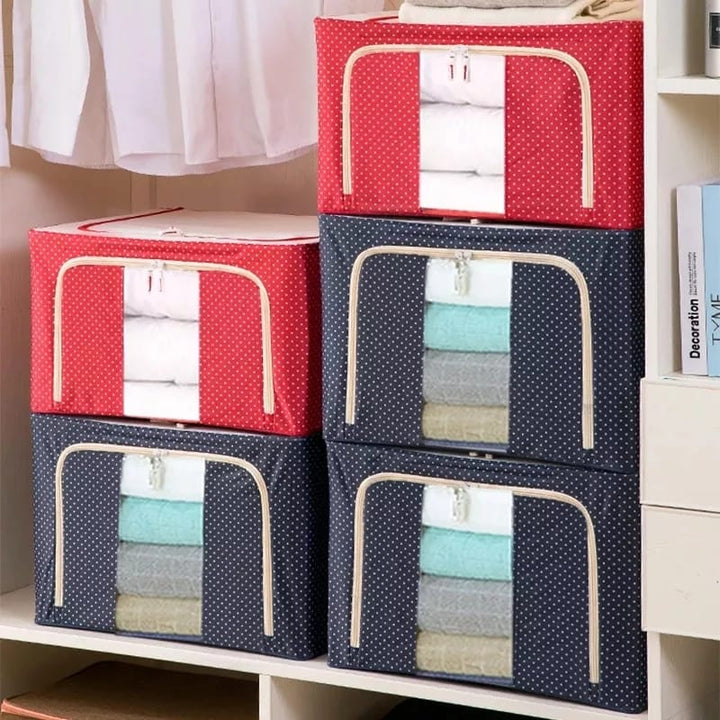 Folding Storage Box For Clothes - 55 Ltr Bowlift