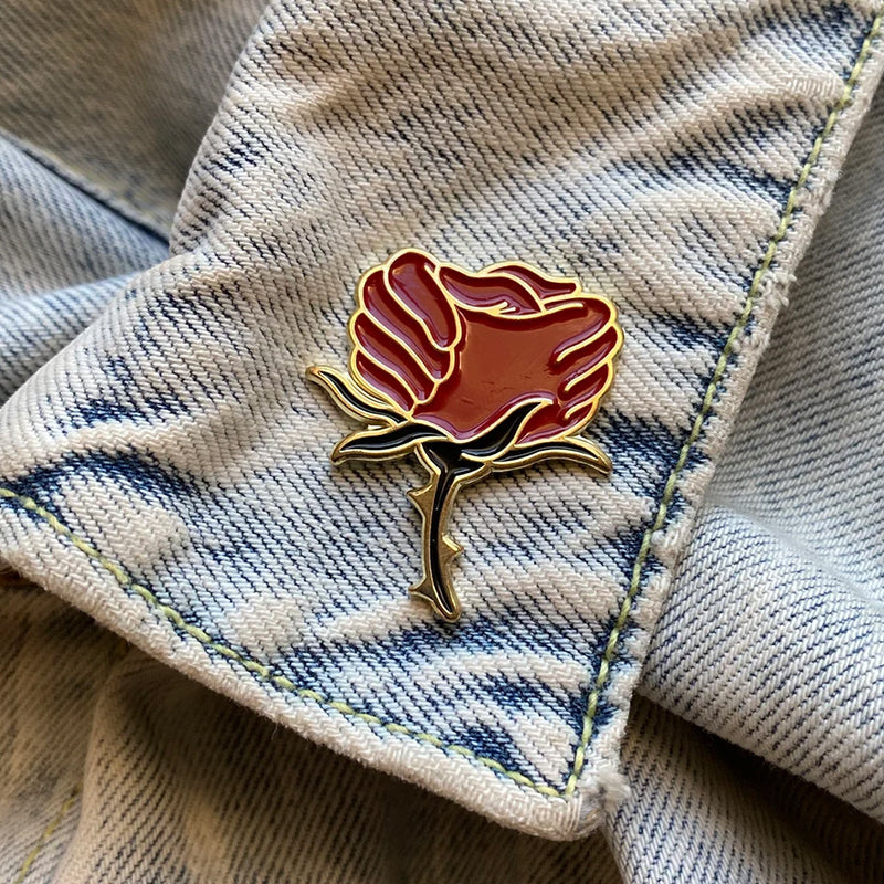 BowLift | Rose Resilience Enamel Lapel Pin