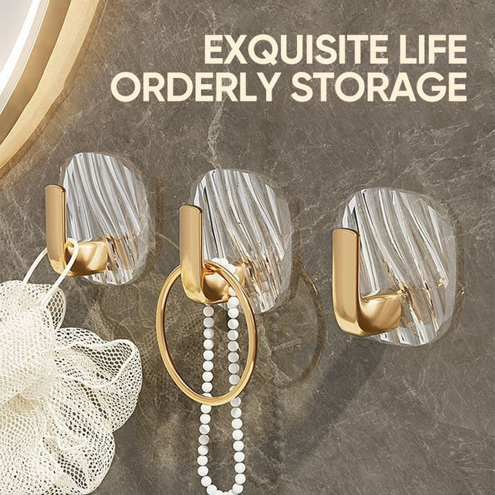 Transparent Acrylic Adhesive Wall Hook Exquisite Punch-Free Hook | Bowlift