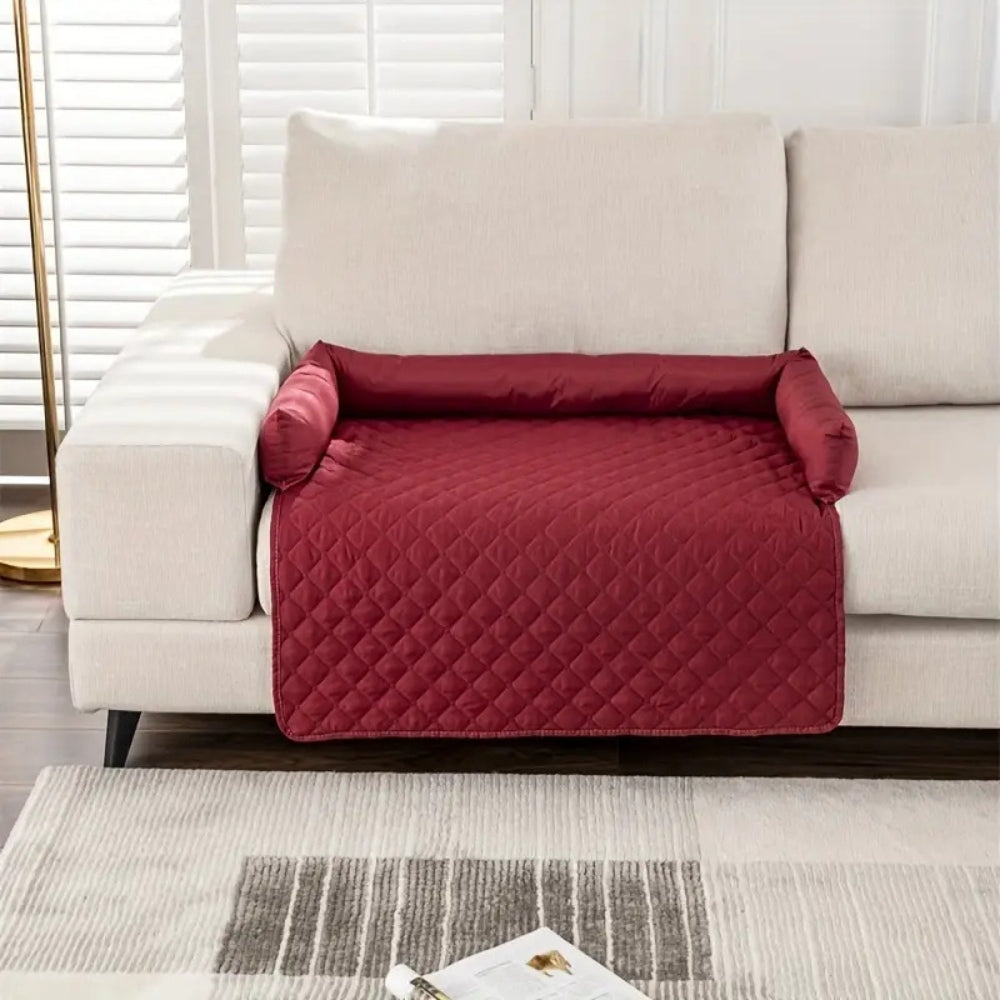BowLift | Bolstered Quilted Pet Sofa Protector