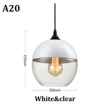 BowLift | EternaGlow Pendant Light made of Glass and Wood | Elegant Design for Your Home