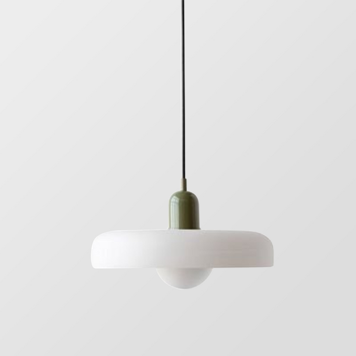 BowLift | Scandi Bauhaus Pendant Light – Stylish Orange Ceiling Lamp for Contemporary Spaces