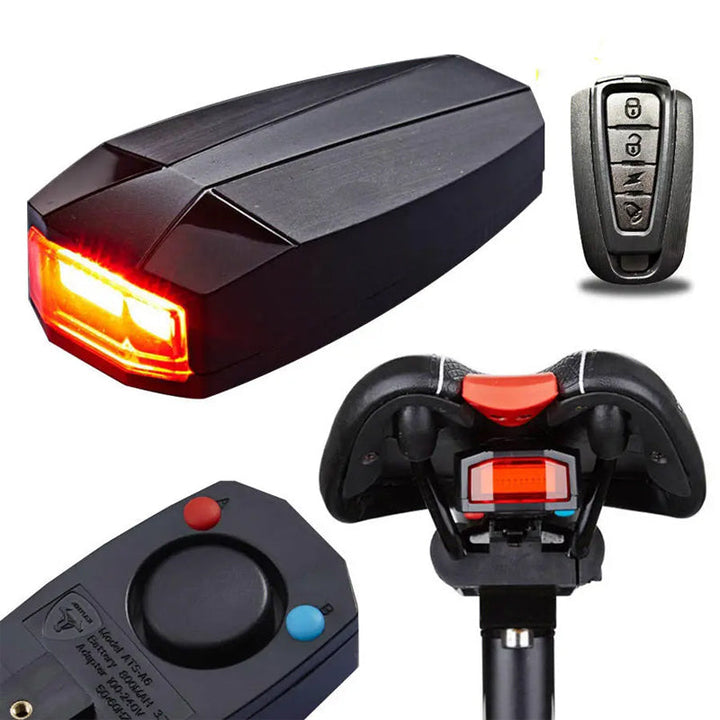BowLift | Bicycle Rear Light Remote Control Alarm Lock