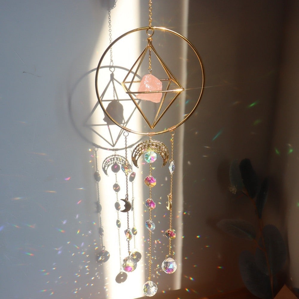 BowLift | LumiChime Crystal Wind Chime | Harmonious Sounds | Garden & Home Decor | Sparkling Design