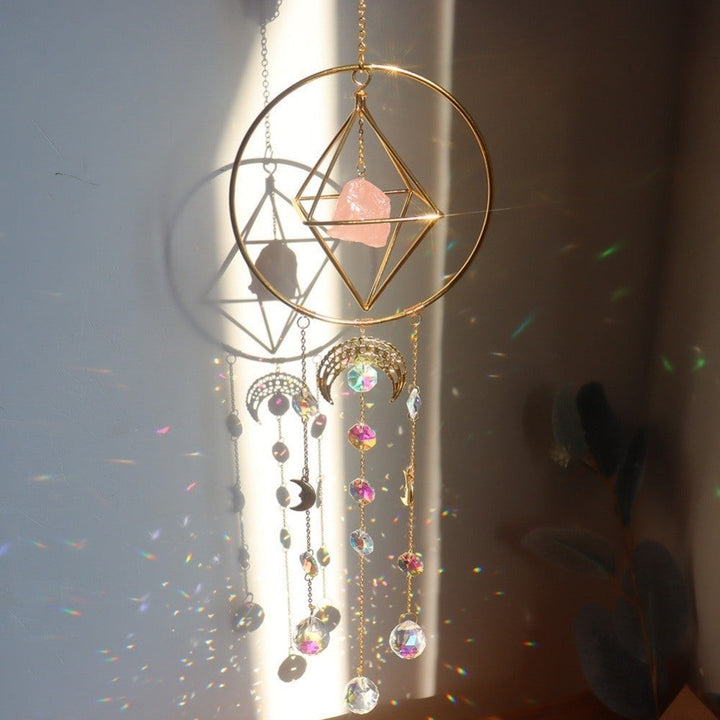 BowLift | LumiChime Crystal Wind Chime | Harmonious Sounds | Garden & Home Decor | Sparkling Design