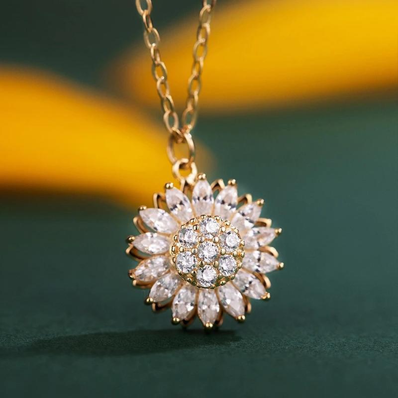 BowLift | Rotatable Sunflower Necklace