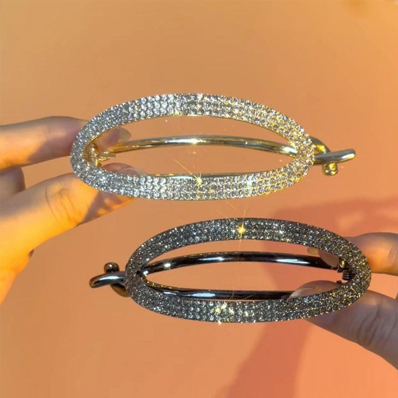 BowLift | Sparkling Curved Minimalist Hair Buckle