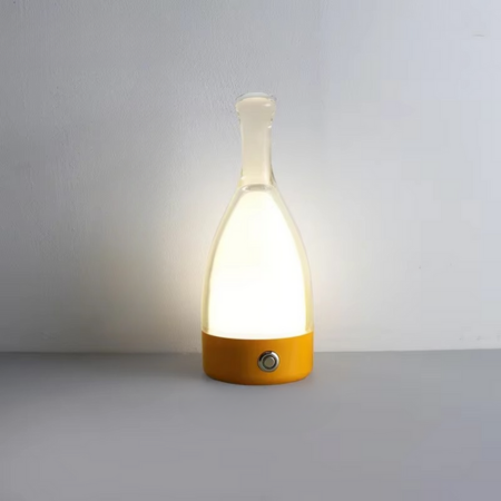 BowLift | Wine Bottle Desk Lamp with Bluetooth Speaker – Rechargeable Modern Bedside Night Light