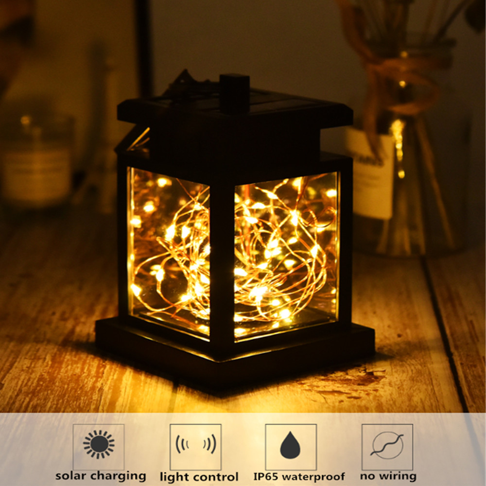 BowLift | Solar LED Lantern with Fairy Lights – Decorative Garden Lamp for Outdoors and Terrace