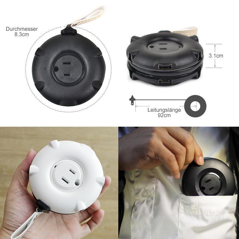 Universal Travel Power Strip | Bowlift