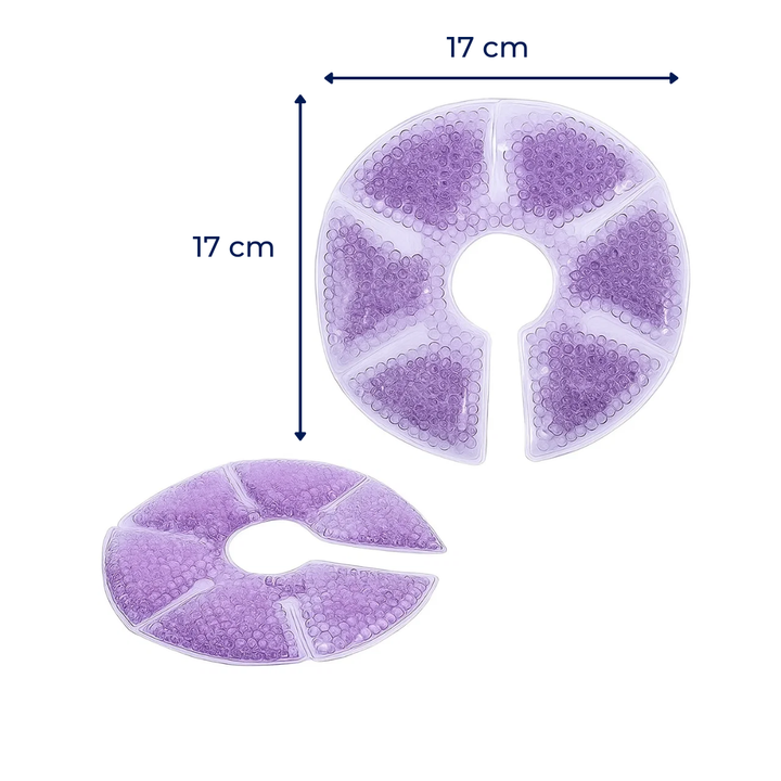 Engorgement Relief – Hot & Cold Contoured Gel Design – Comfort & Pain Relief for Nursing Mums Bowlift