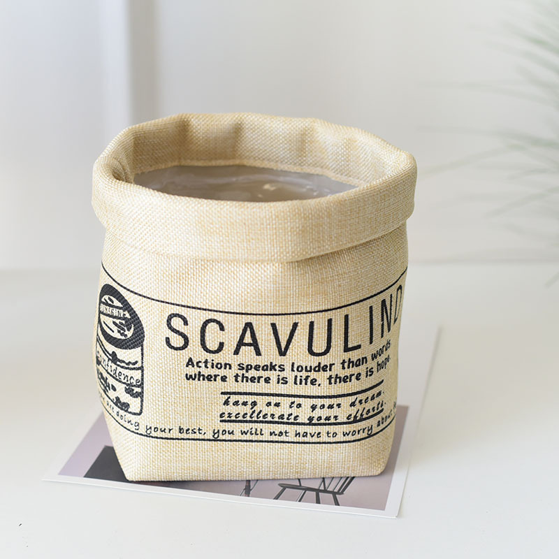 BowLift | Decorative fabric plant pot with print – Versatile storage pot for plants and decor