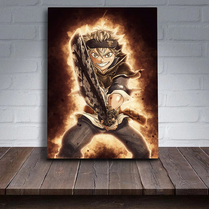 Anime Fighter - Canvas Wall Art Painting | Bowlift