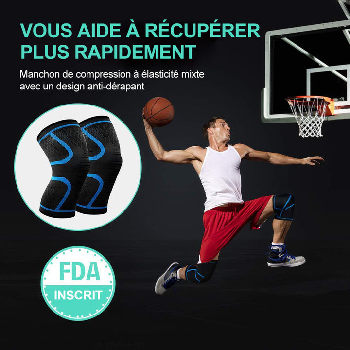 Elastic Knee Brace with Compression Effect | Bowlift
