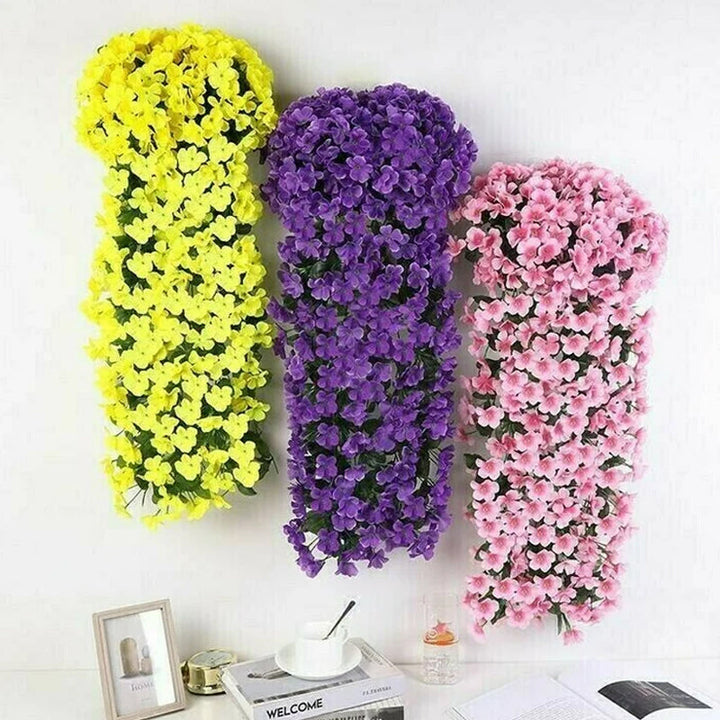 Vivid Artificial Hanging Orchid Bunch | Bowlift