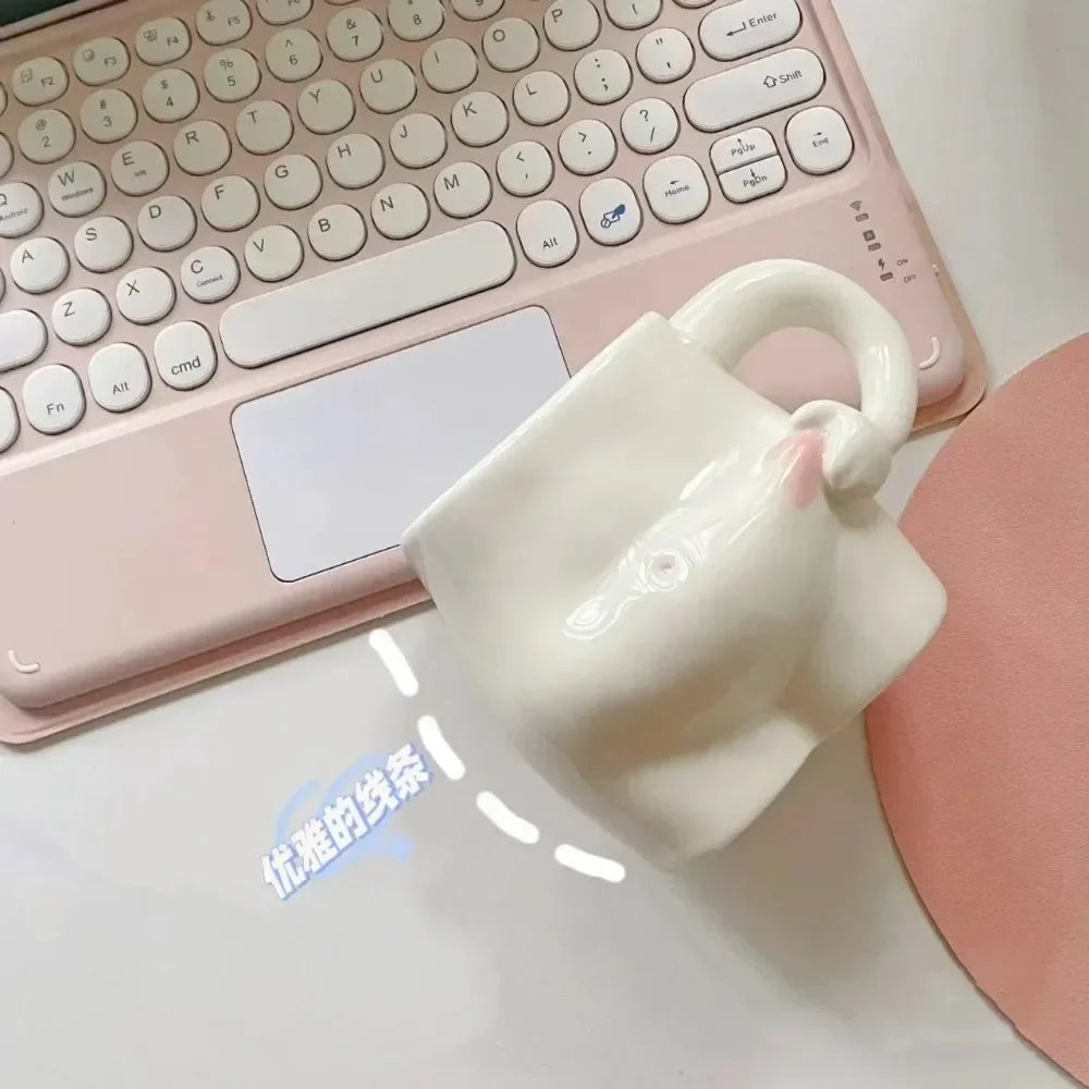 BowLift | Big Belly Fat Ceramic Coffee Mug