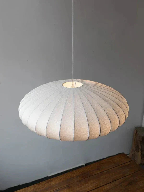 BowLift | SilkCrown - Silk Pendant Lamp with Crystals