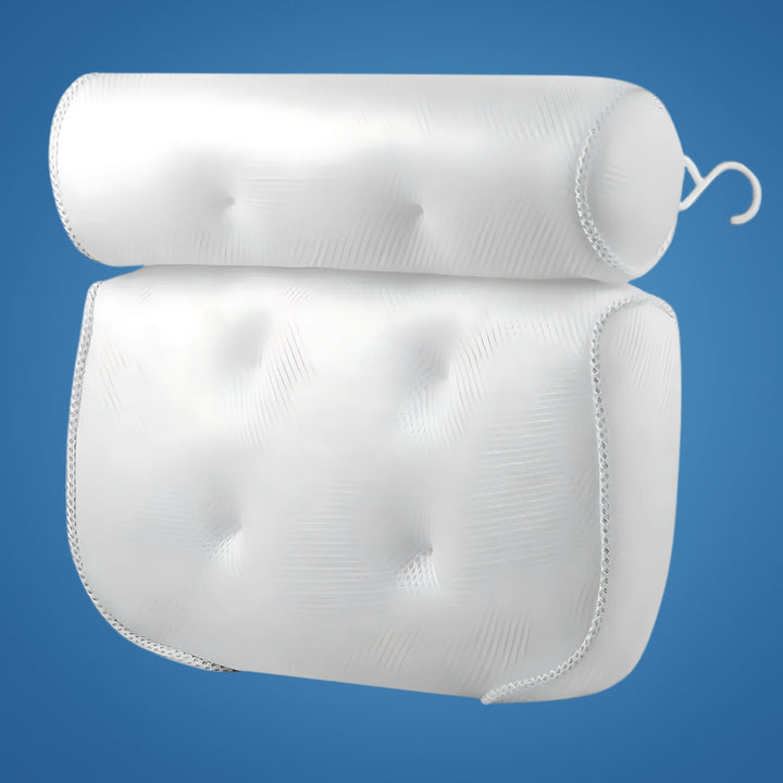 SoakEase Bath Pillow – Neck & Head Support – Non-Slip Cushion – Enhances Relaxation – Fits All Bathtubs – Soft & Comfortable Bowlift
