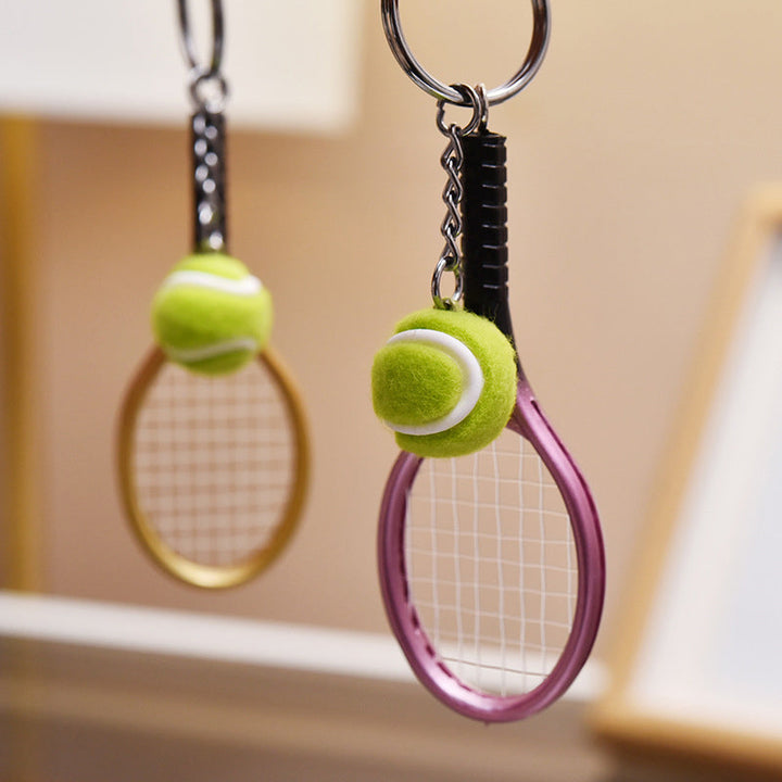 BowLift | Mini tennis racket keychain