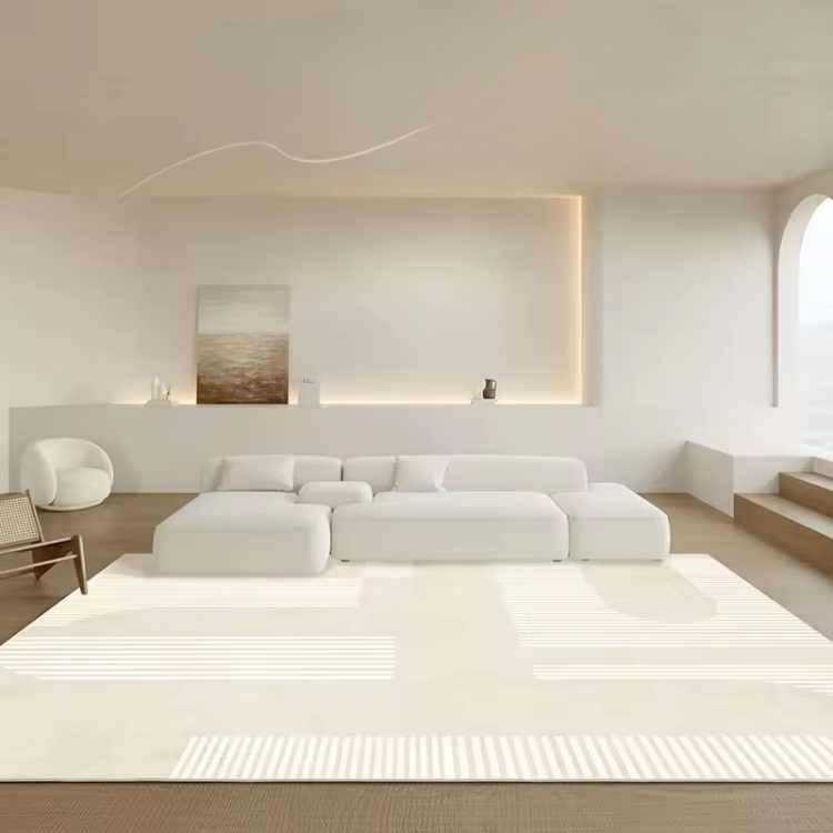 BowLift | Japanese Minimalist Plush Area Rug Non-Slip for Bedroom and Living Room