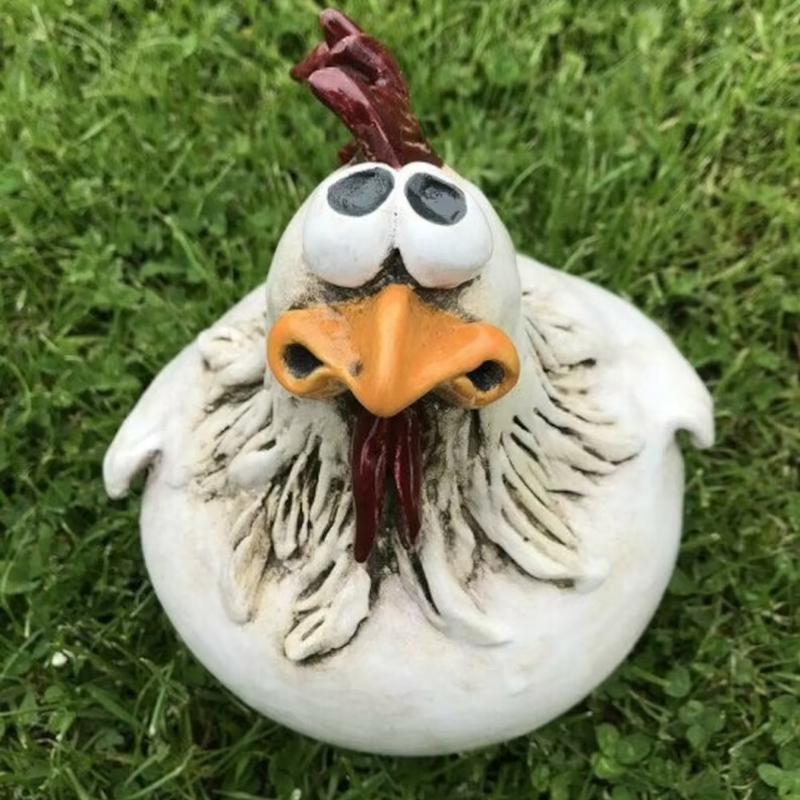 BowLift | Big Eye Hen Resin Handicraft