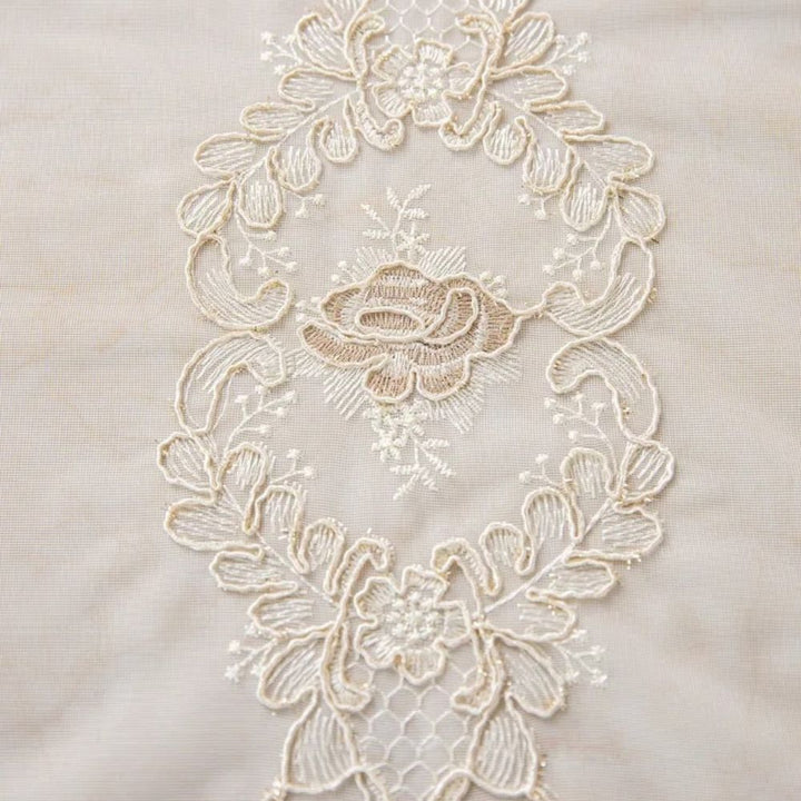 BowLift | Elyvia Embroidered Classic Sheer Lace Curtain