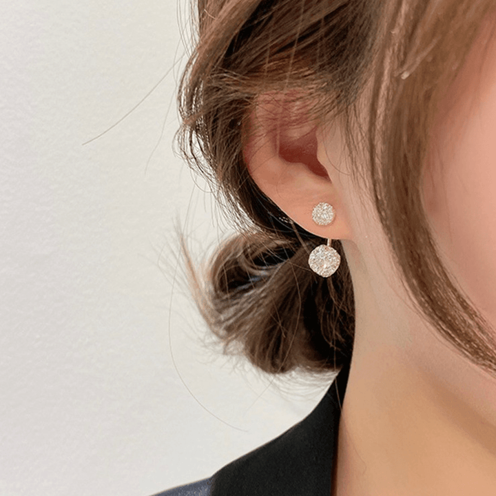 BowLift | Simple Hollow Diamond Ball Earrings