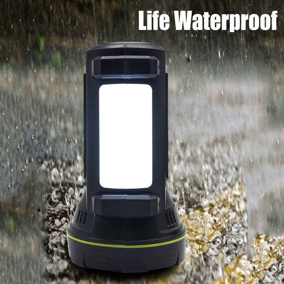 BowLift | LED flashlight with side spotlight – Portable work light for camping and emergencies