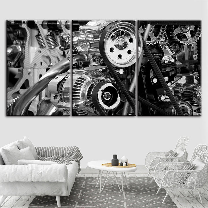 Mechanic Views - Canvas Wall Art Painting | Bowlift