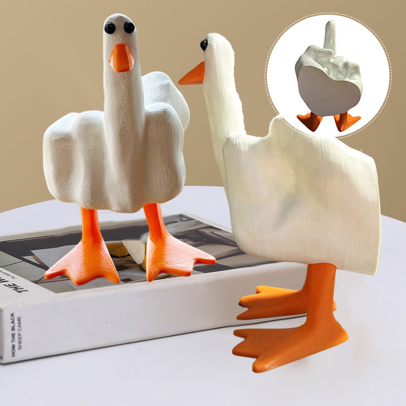 BowLift | Duck ornament in the shape of the middle finger