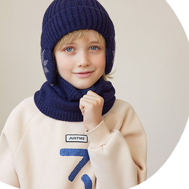 BowLift | Kids Winter Fleece Scarf Suit Knit Hat