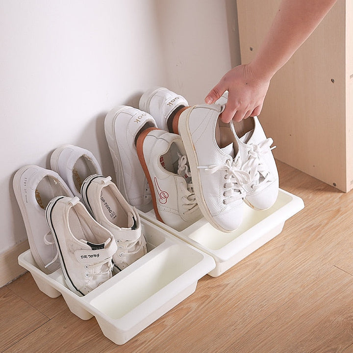 BowLift | Simple, lightweight, modern shoe rack