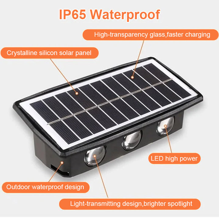 BowLift | Solar Outdoor Wall Light