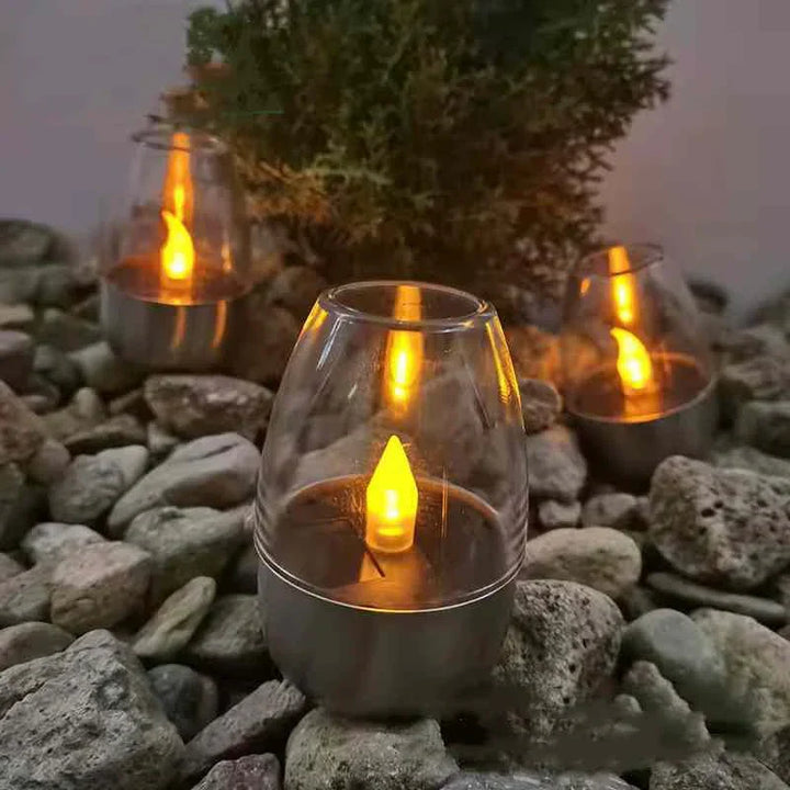 CandelaSoleil – Elegant Solar Lantern for Garden and Terrace Bowlift
