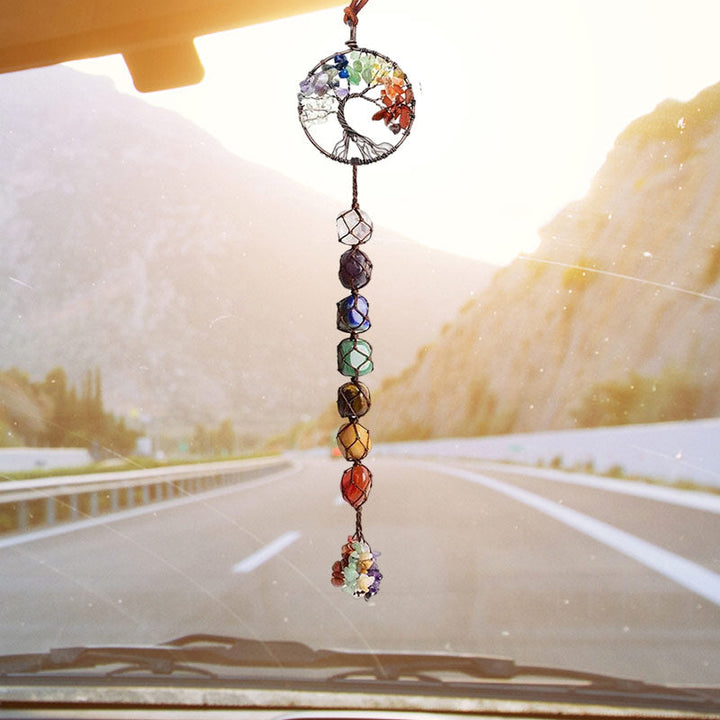 BowLift | 7 Chakra Stone Healing Crystal Tree of Life Decoration