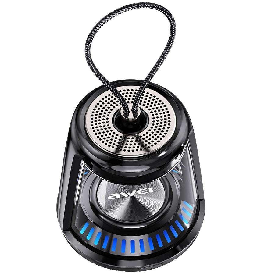 BowLift | Mini Wireless TWS Speaker, with Bluetooth5.0, Stereo Sound, IPX6 Waterproof & Cool Light, for Car, Home, Office & More (1-Pack)