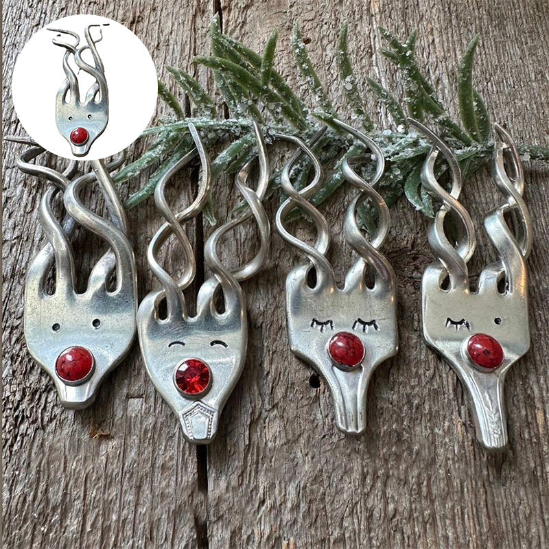 BowLift | Funny Fork Reindeer Ornament