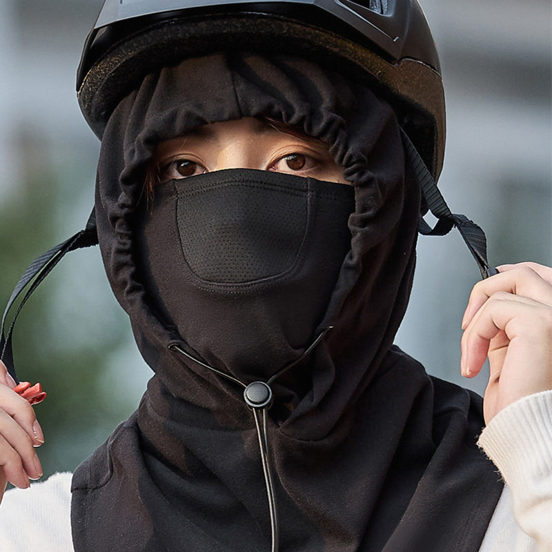 Hooded Face Mask with Neck Warmer for Cycling | Bowlift