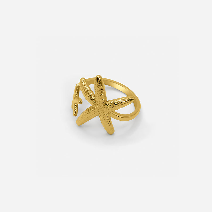 BowLift | Golden Starfish Ring – A Touch of the Sea for Your Look