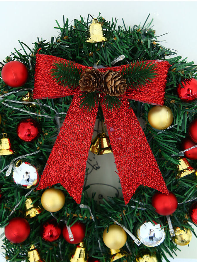 BowLift | Christmas Wreath Branches Bells Christmas Lights String Decoration Lights