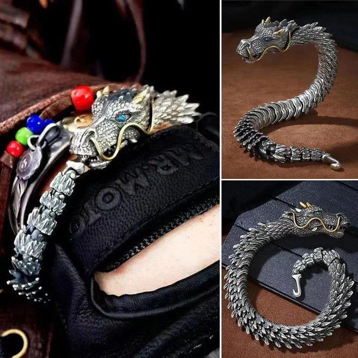 BowLift | Silver Handmade Dragon Chain Bracelet
