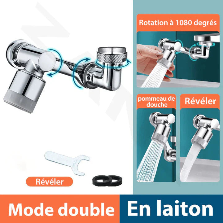 Multifunctional swivel extension faucet | Bowlift