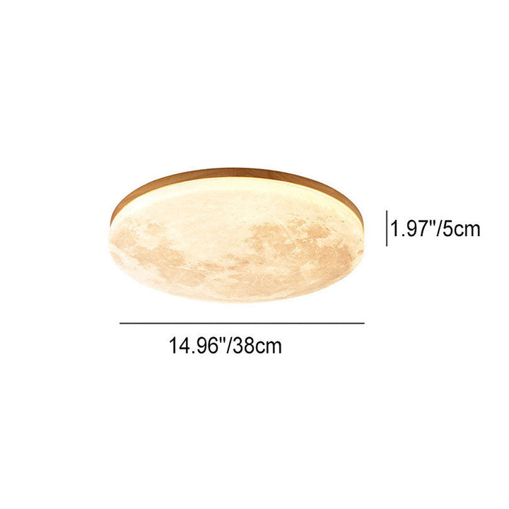 BowLift | LunaGlow - Moon Lamp Ceiling Lamp With Soft LED Lighting