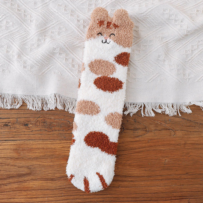 BowLift | Fuzzy Socks with Cat Paws