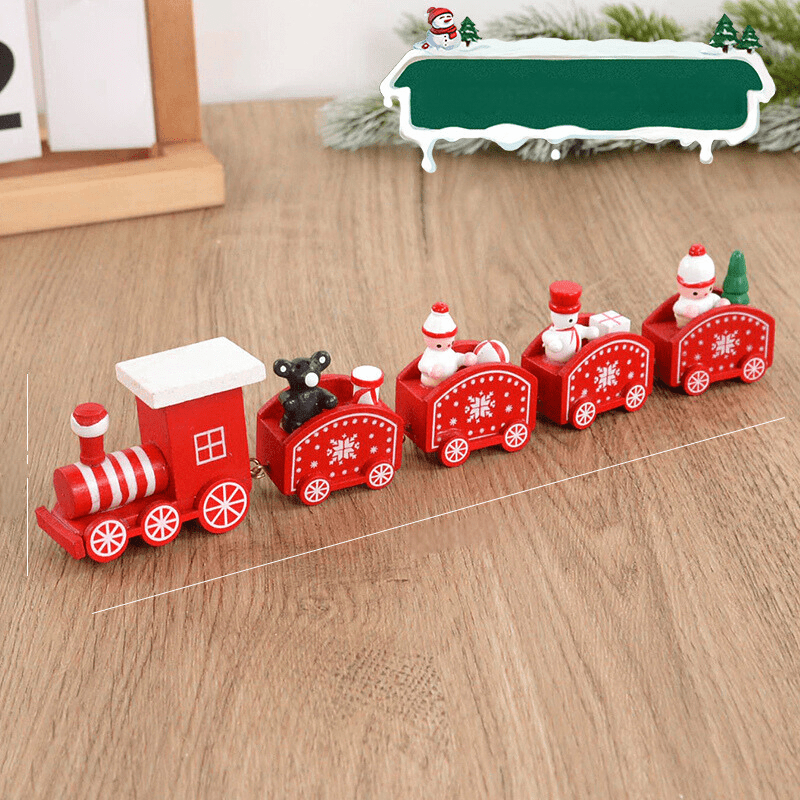 BowLift | ChristmasTrain | Cheerful Wooden Decoration
